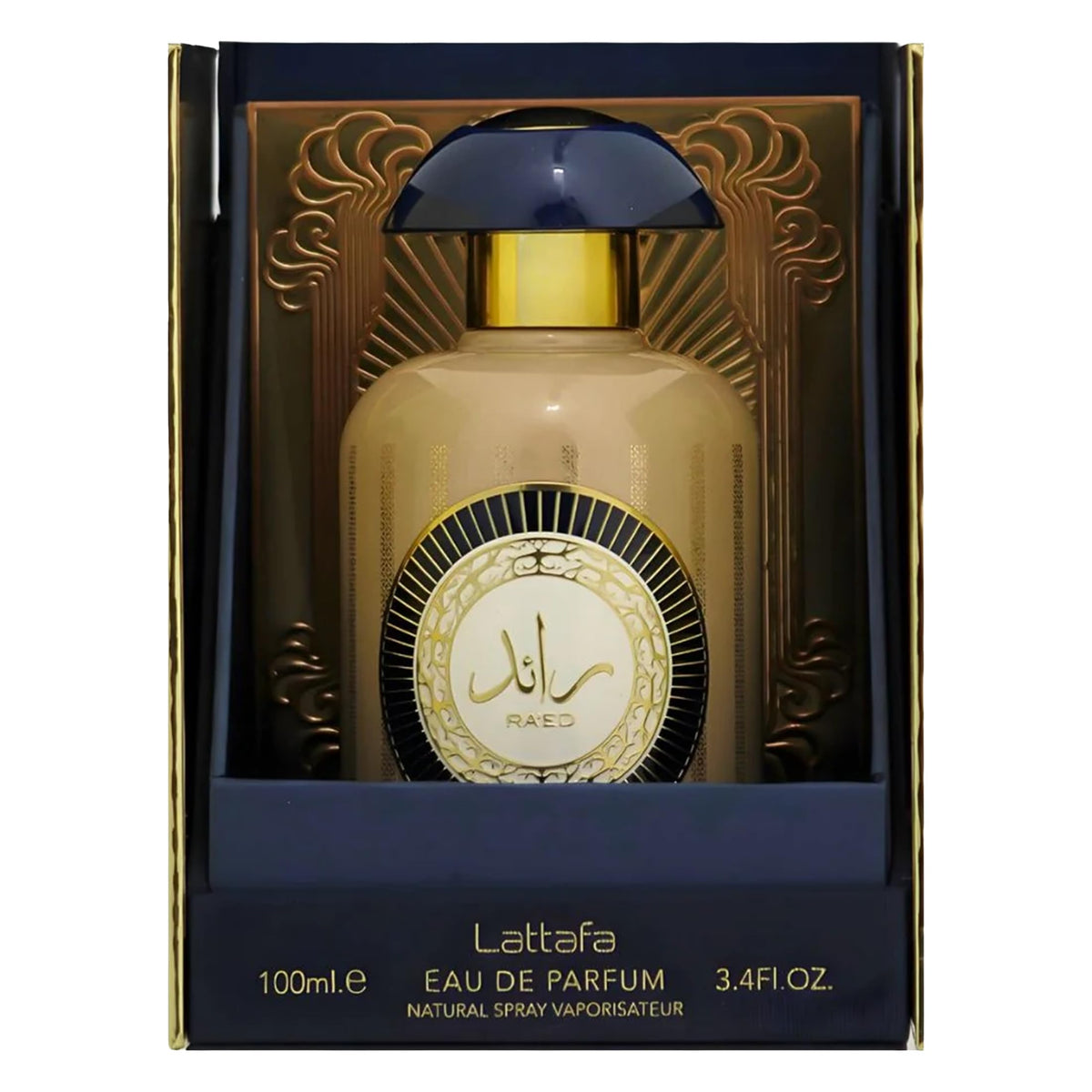 Lattafa Ra'ed Absolu Eau de Parfum Spray, Sweet Gourmand Woody Amber Fragrance, 100 ml