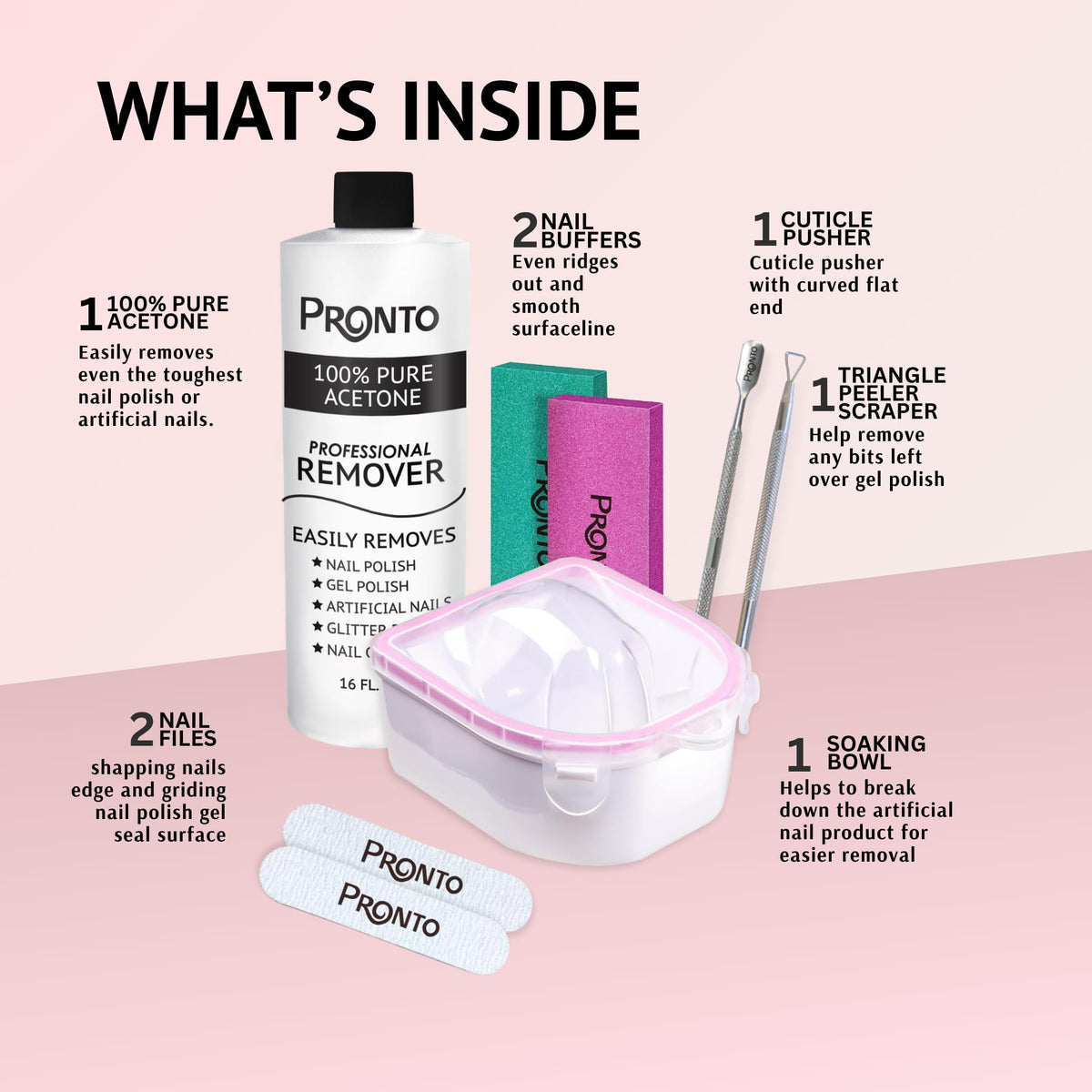 Pronto Acetone Nail Remover