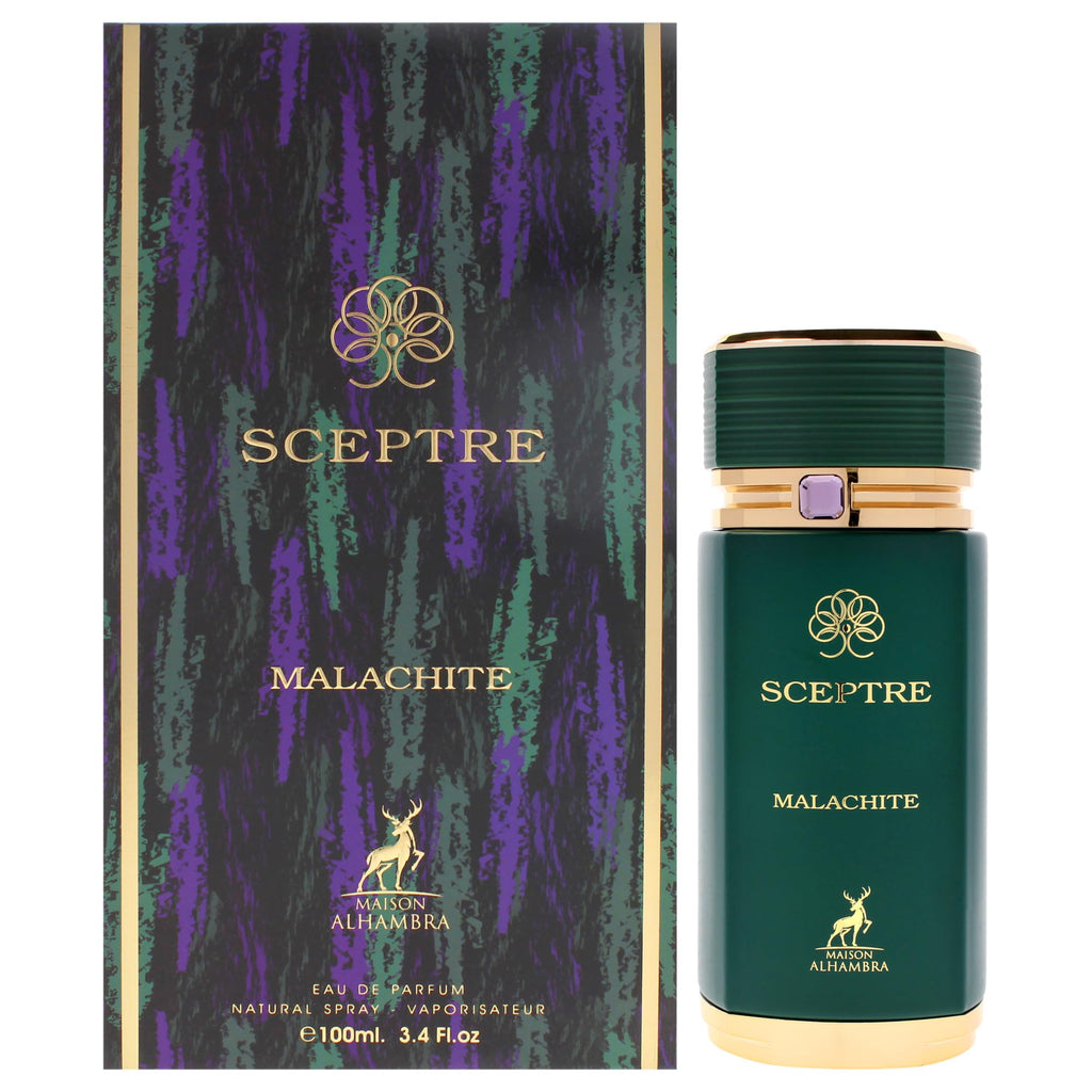 Maison Alhambra Sceptre Malachite Unisex Eau de Parfum Spray, 3.4 oz