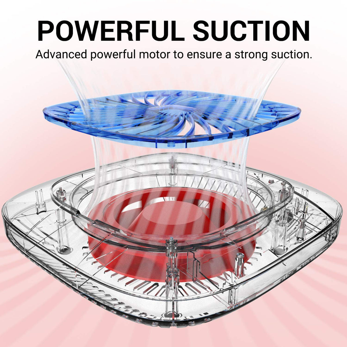 MelodySusie Professional Nail Dust Collector with Adjustable Suction