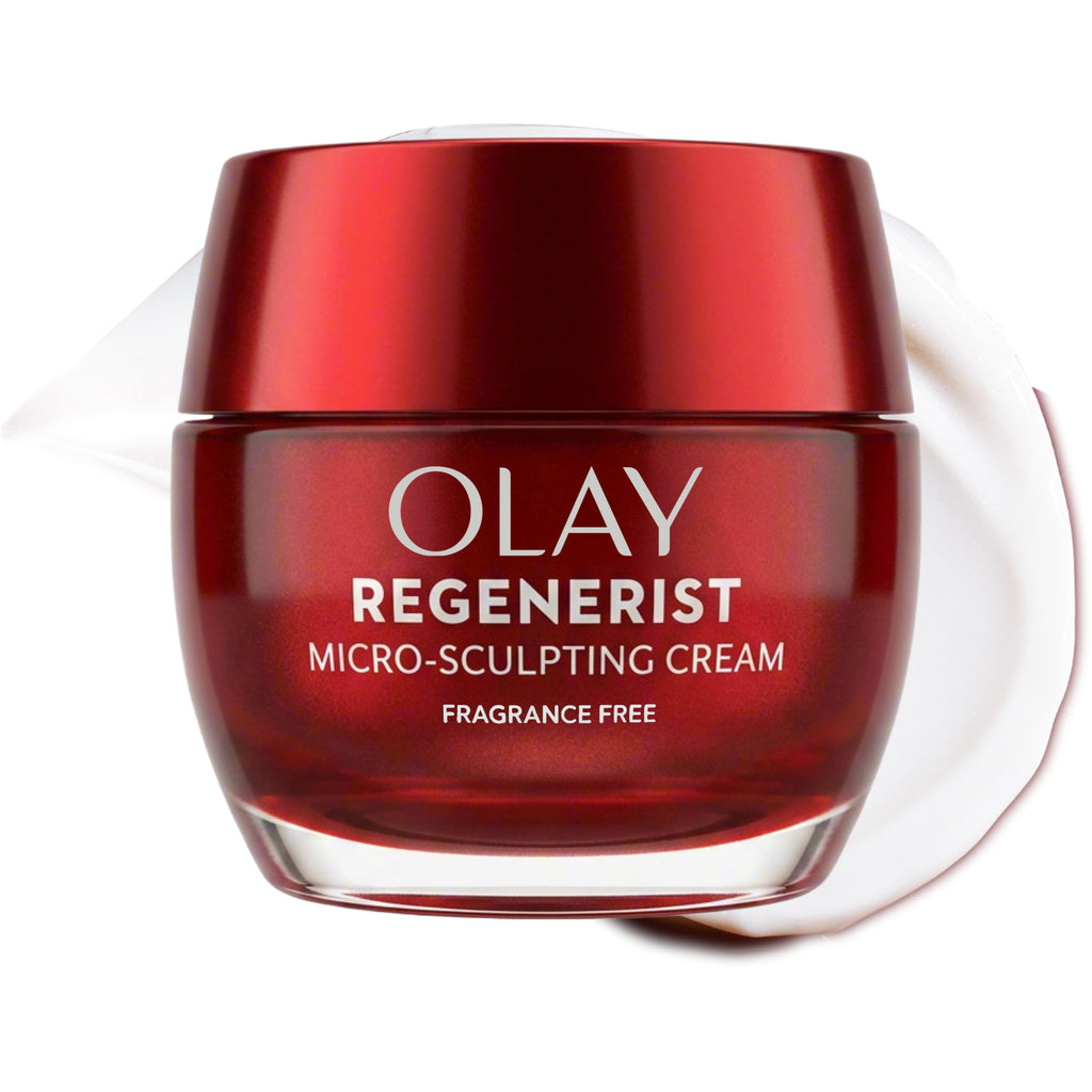 Olay Regenerist Micro-Sculpting Face Cream, Fragrance-Free, 1.7 oz