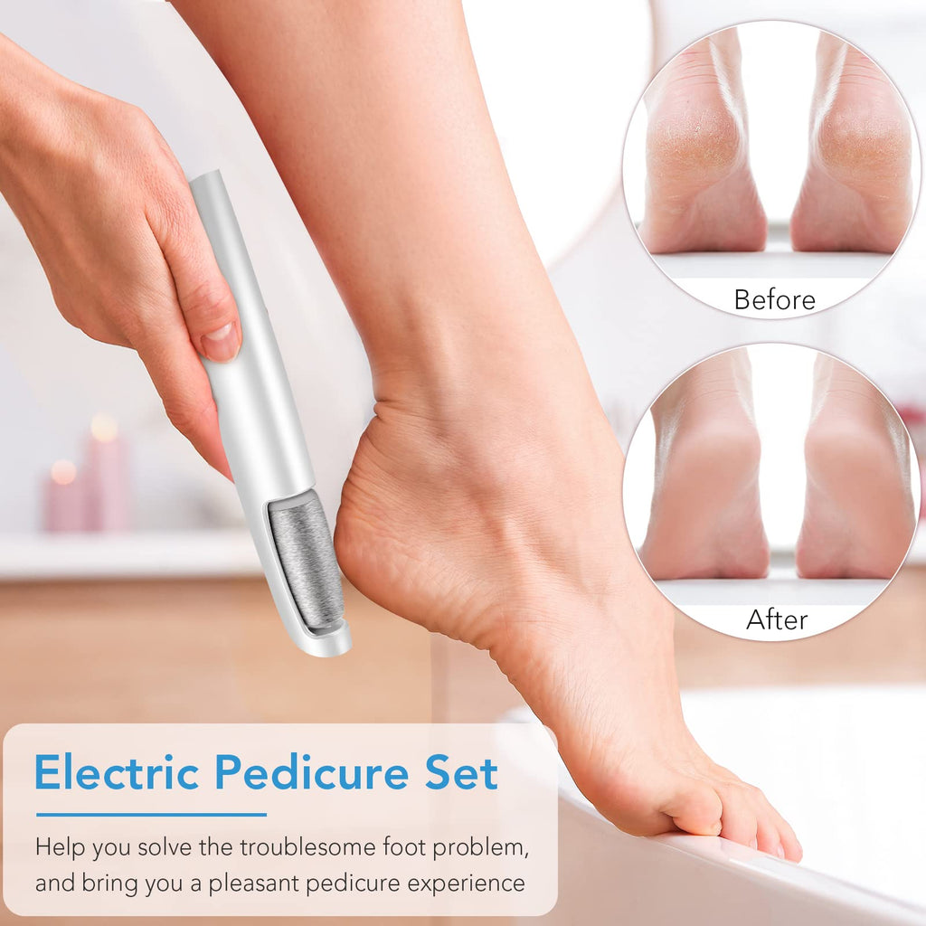 LINKEVAP Electric Foot Callus Remover Pedicure Kit