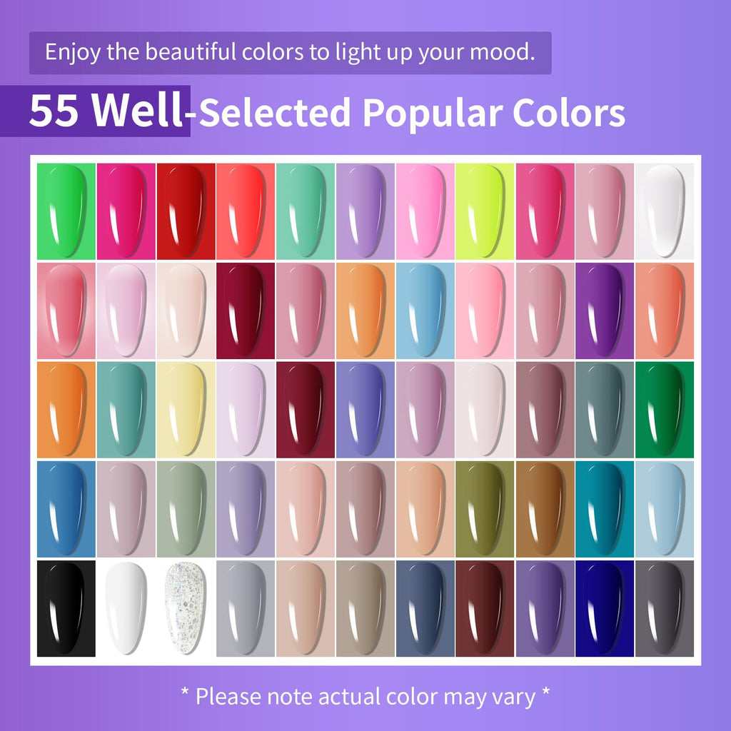 JODSONE Gel Nail Kit for DIY Nail Art