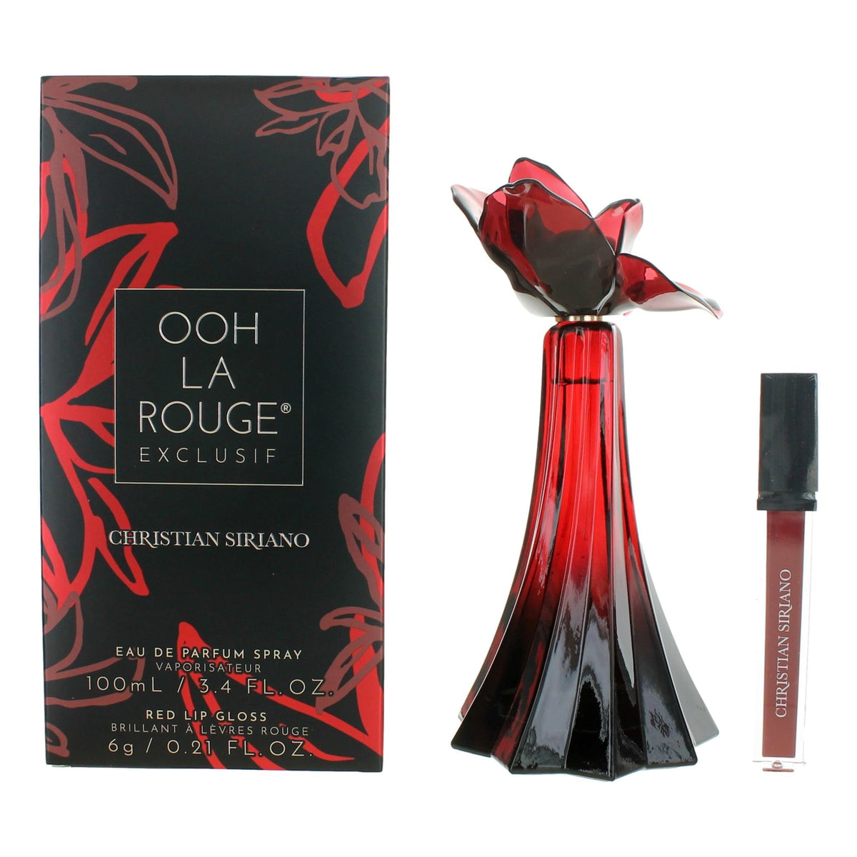 Ooh La Rouge Exclusif by Christian Siriano Women's 2-Piece Gift Set