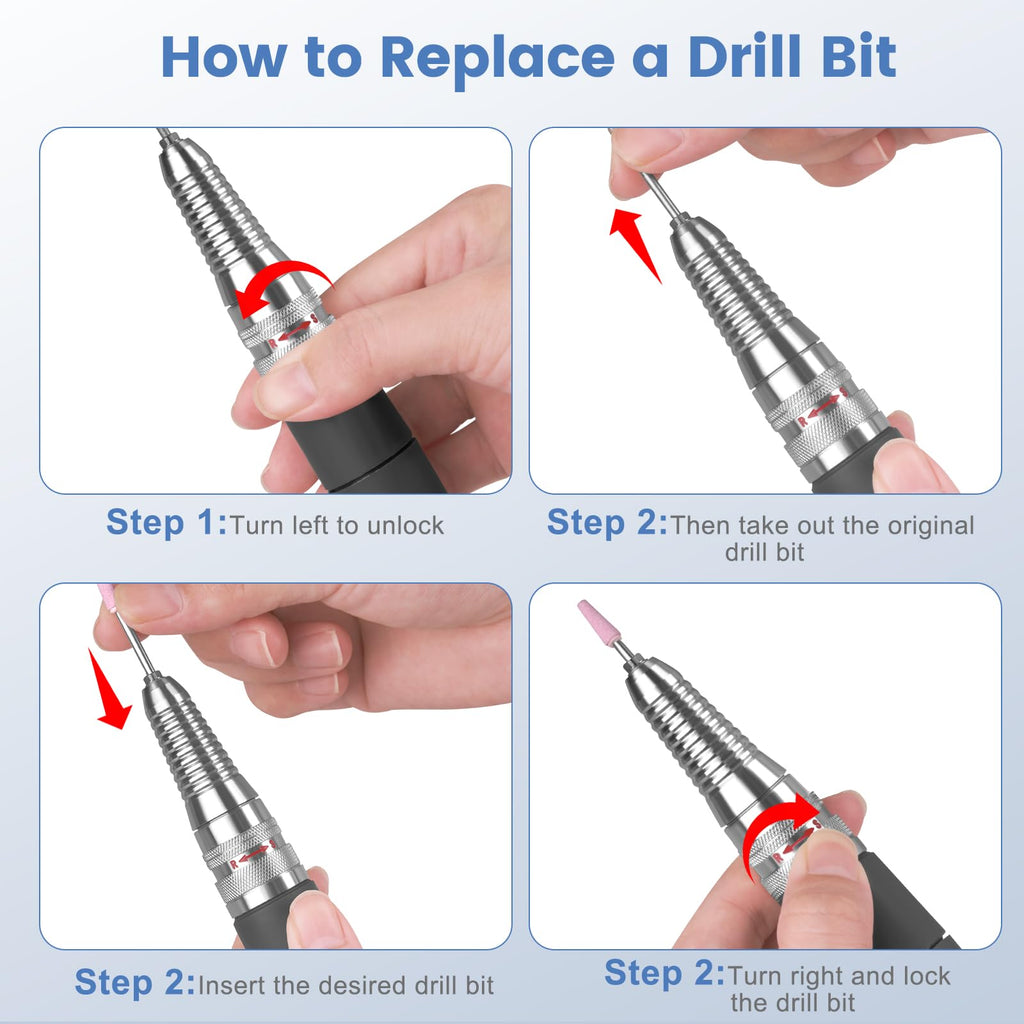 Nail Drill Handpiece Replacement