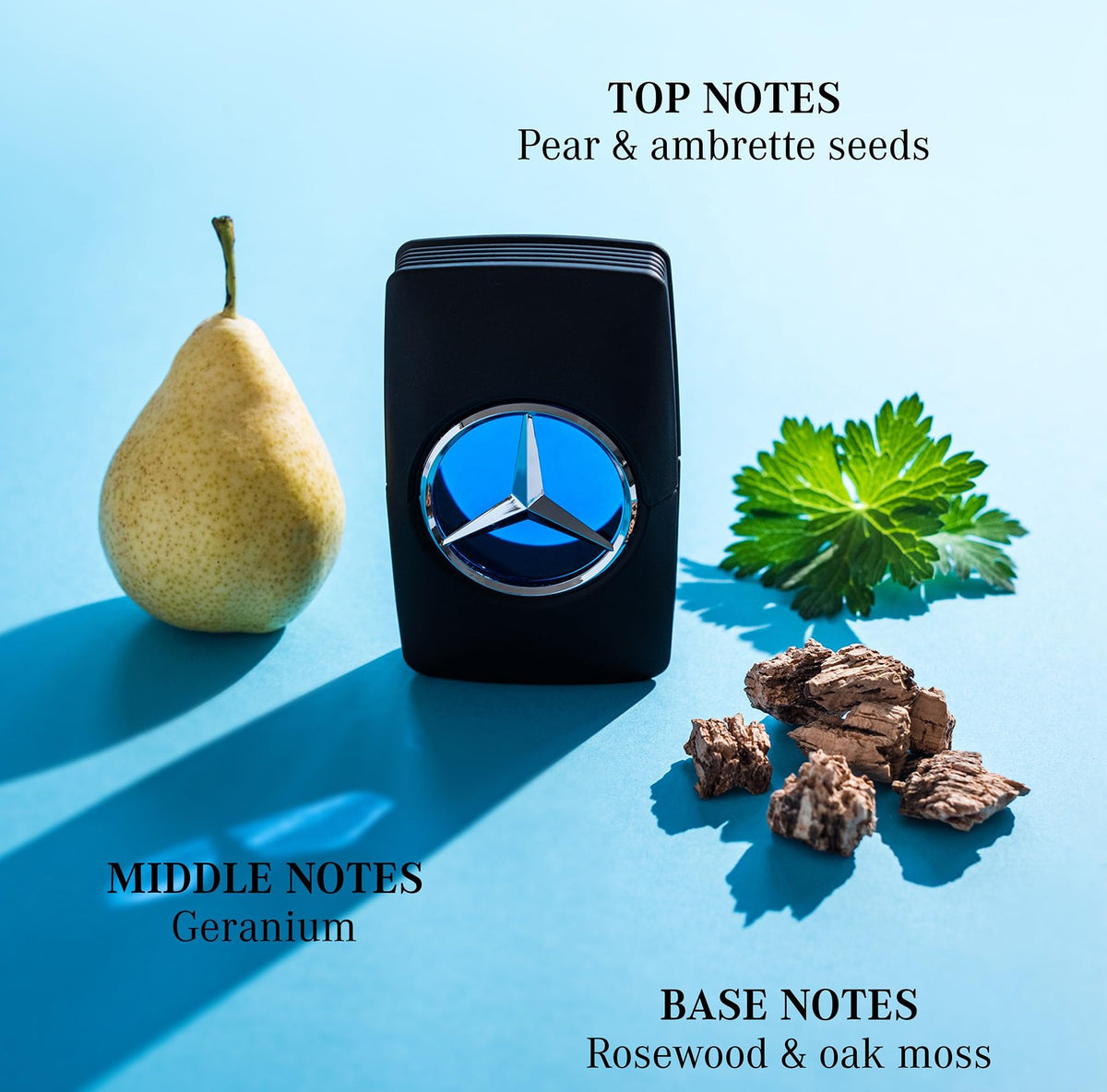 Mercedes Benz Man Eau de Toilette for Men, Woody Fruity Fragrance