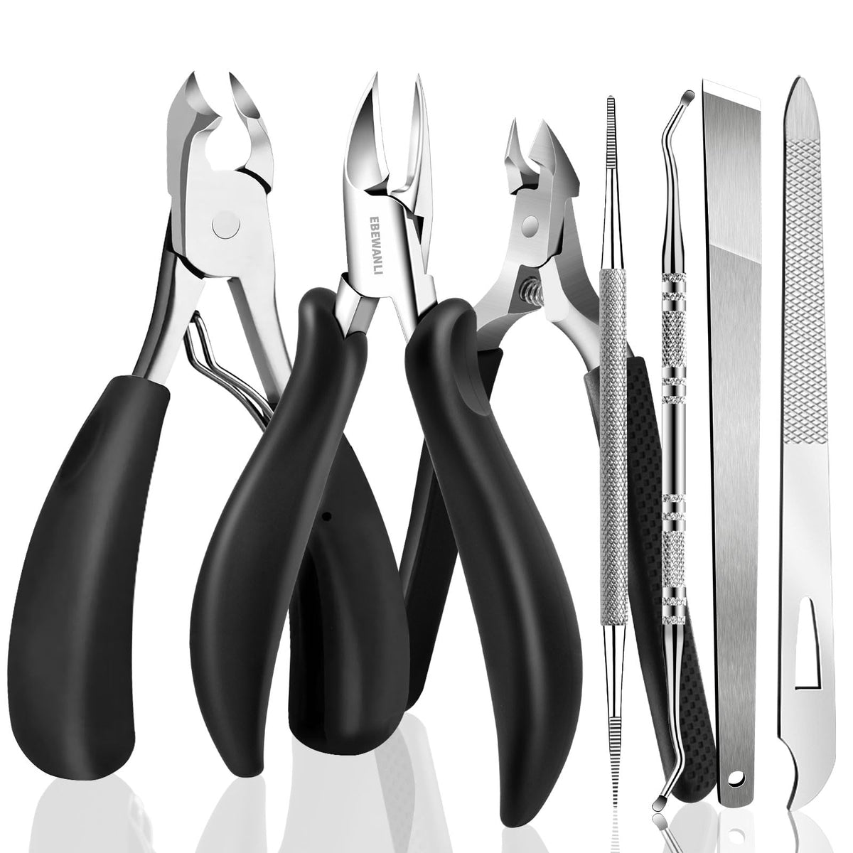 EBEWANLI Toe Nail Kit, Pedicure Tools for Toenail Care