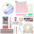 Portable Electric Nail Drill and UV LED Nail Lamp Kit