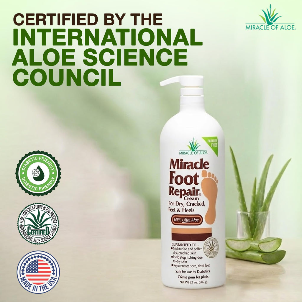 Miracle Foot Repair Cream with 60% Pure UltraAloe