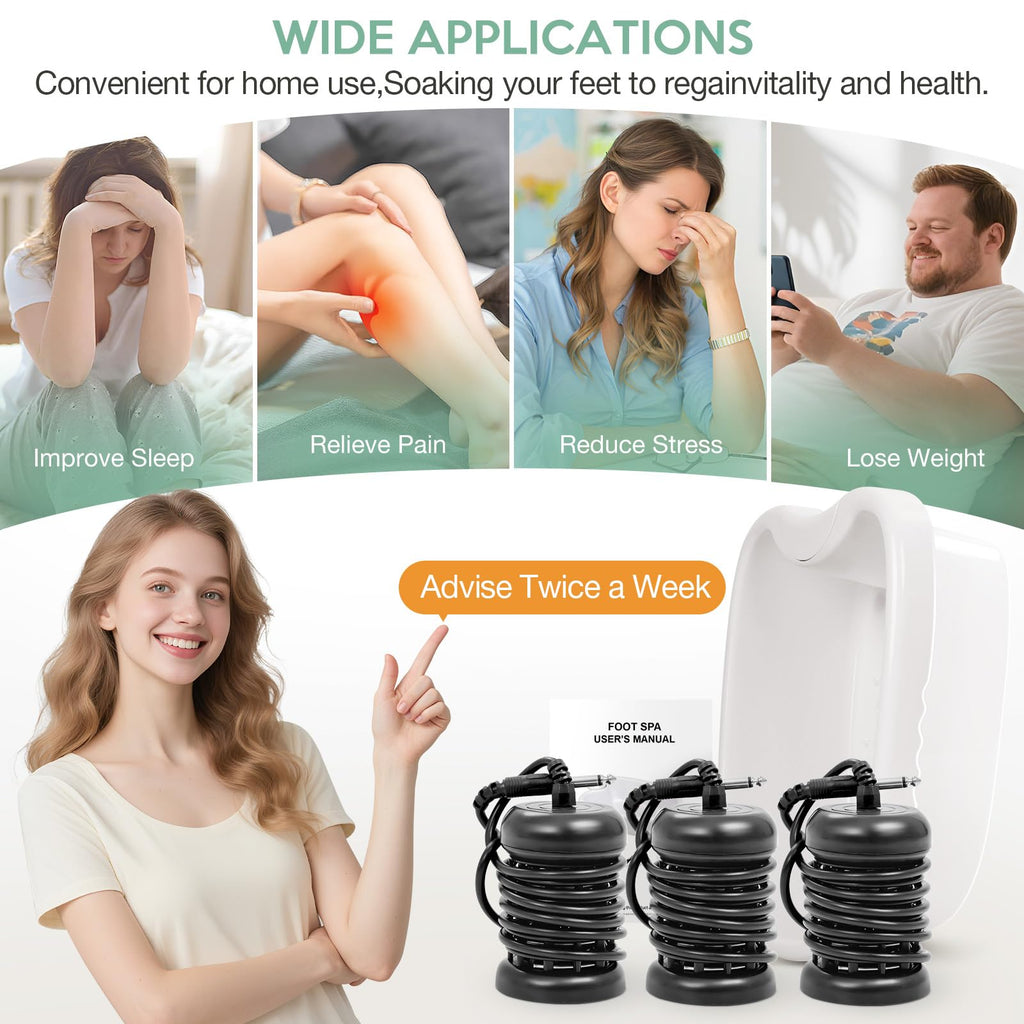 Ionic Foot Bath Detox Machine with 3 Ionic Arrays