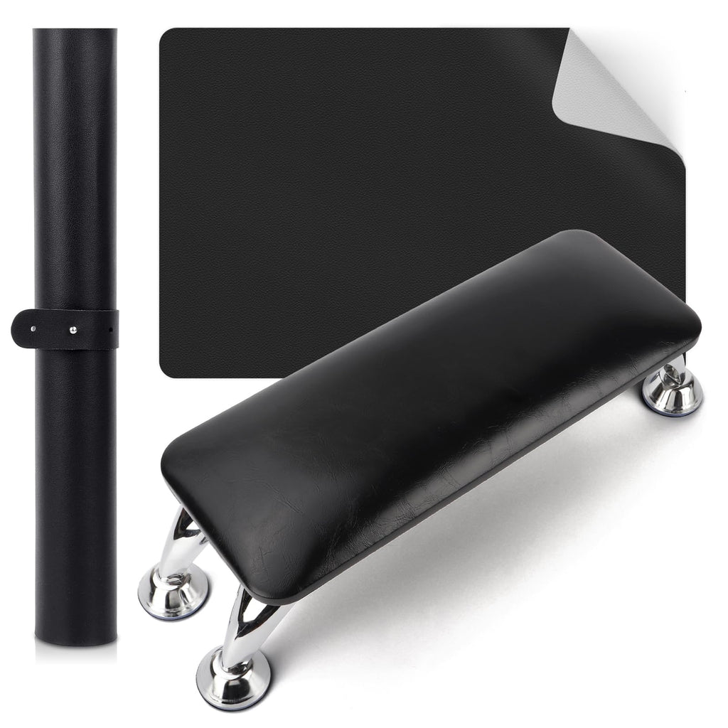 Nail Arm Rest with Nail Table Mat, Microfiber Leather Hand Cushion