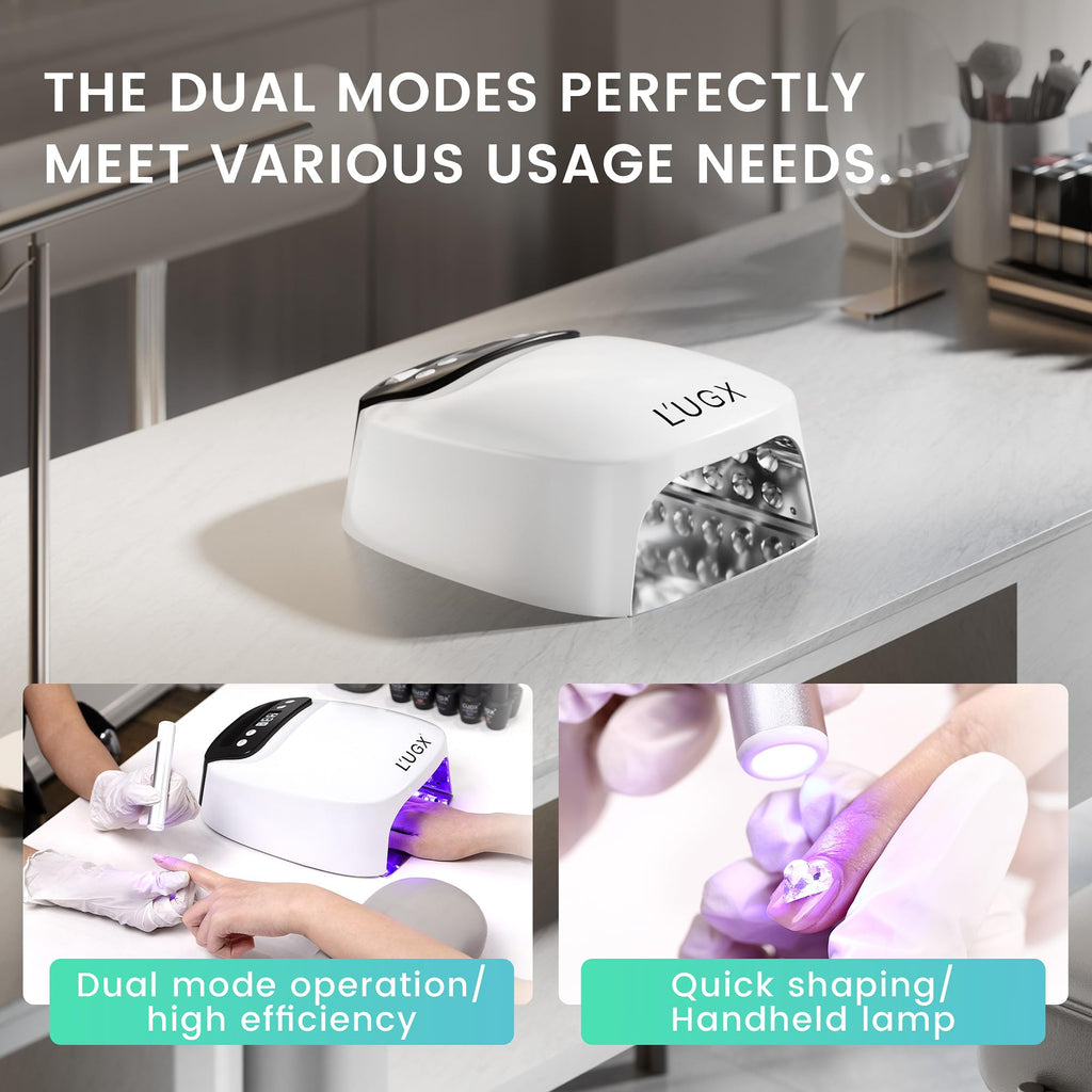 L'UGX 2-in-1 UV LED Nail Lamp for Gel Nails