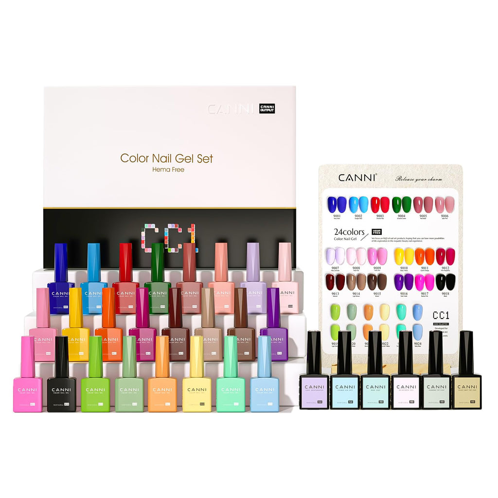 CANNI HEMA-Free Gel Nail Set