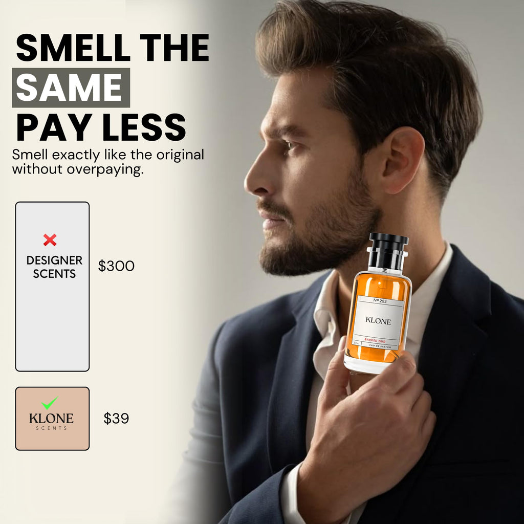 Klone Barked Oud Eau de Parfum 50ml, Long-Lasting Unisex Fragrance