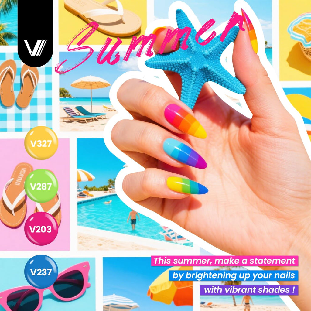 VANREESA Gel Nail Polish Set for Manicure and Nail Art