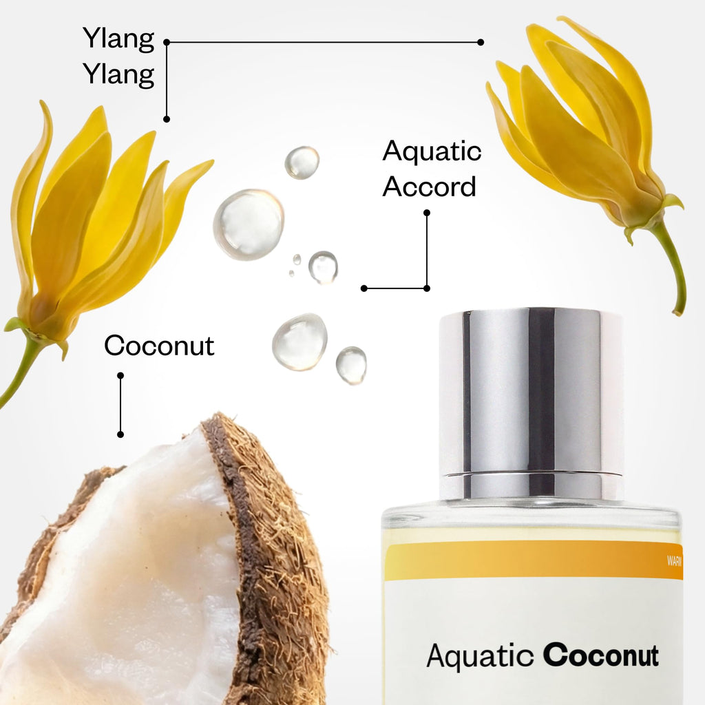 Dossier Aquatic Coconut Eau de Parfum Unisex, 1.7 fl oz (50ml)