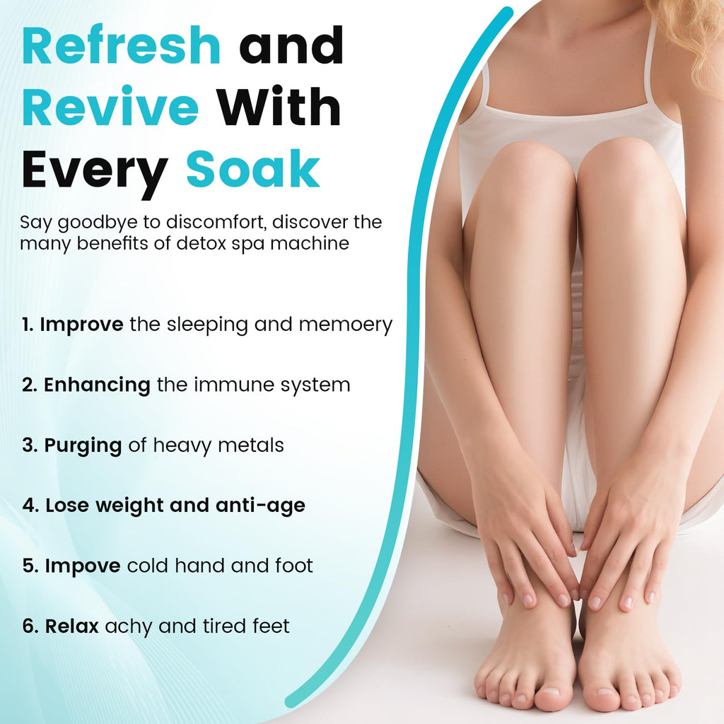 Portable Ionic Foot Detox Machine with 10 Liners