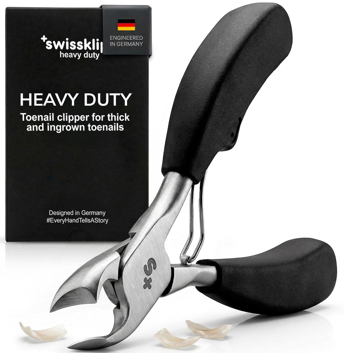 Swissker by Swissklip Heavy Duty Toenail Clippers for Thick Nails