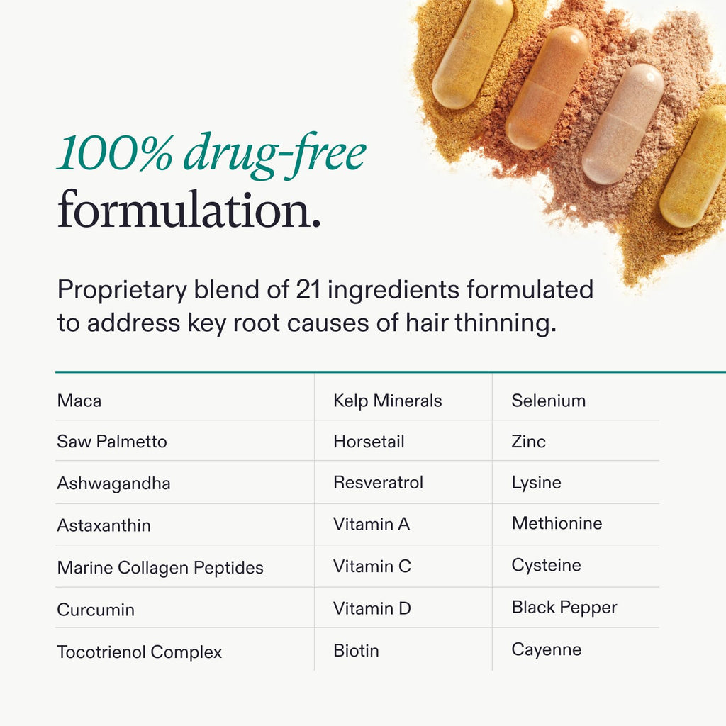 Nutrafol Women's Balance Hair Growth Supplements, 120 Count