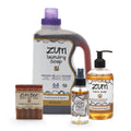 Zum Indigo Wild Home Essentials Bundle - Laundry, Hand, Room & Goat Milk Soap