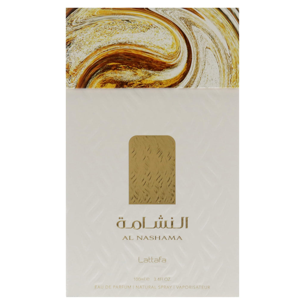 Lattafa Al Nashama Eau de Parfum Spray, Spicy Fruity Woody Amber, Unisex, 100 ml