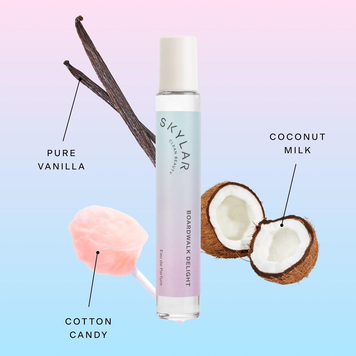 Skylar Boardwalk Delight Perfume for Women, Cotton Candy Vanilla Scent