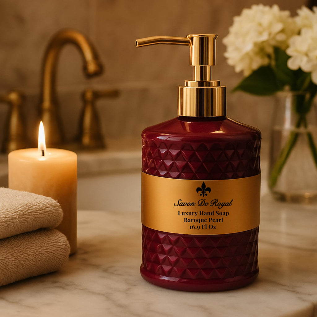 Savon De Royal Luxury Liquid Hand Soap, Jasmine Vanilla Sandalwood