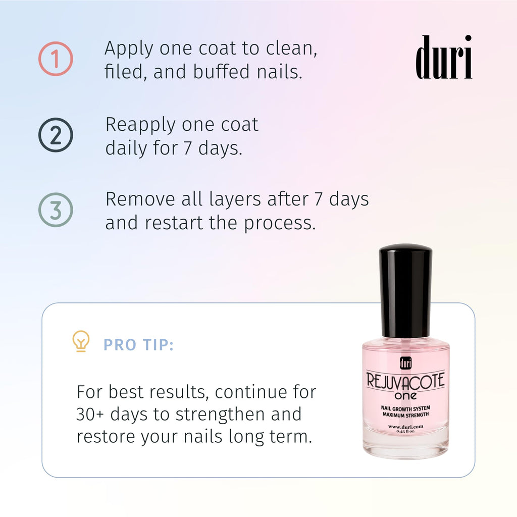 duri Rejuvacote 1 Nail Growth System Nail Strengthener