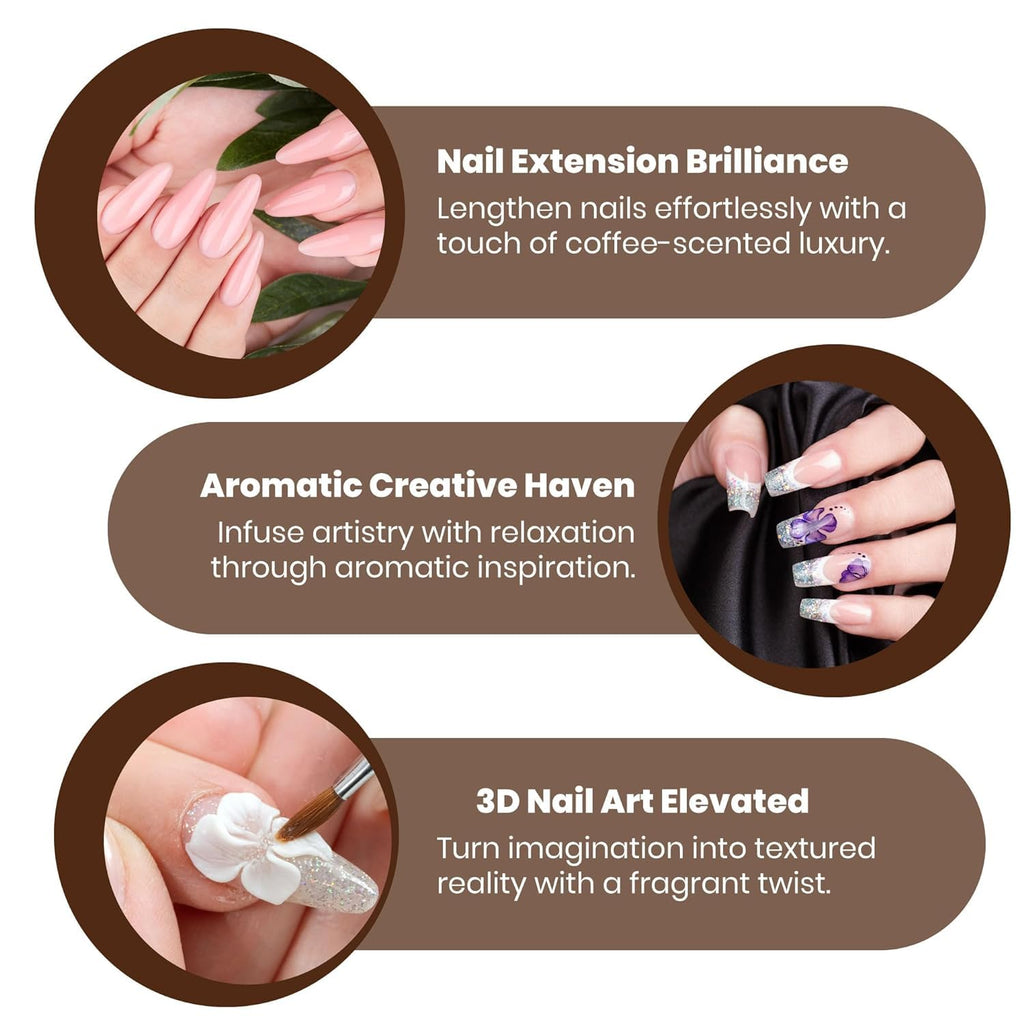 Mia Secret Coffee Scented EMA Liquid Monomer for Acrylic Nails