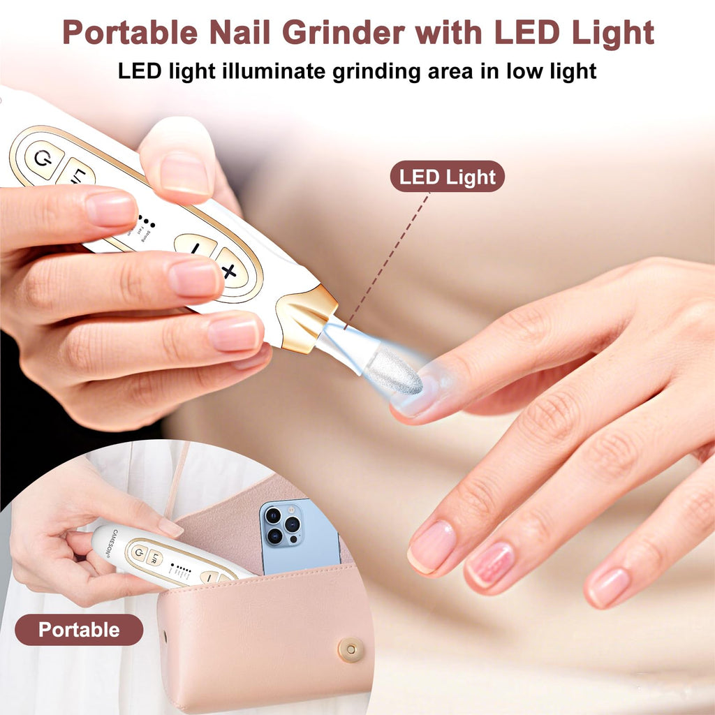 CAMESON Electric Toenail Grinder & Cordless Manicure Pedicure Set