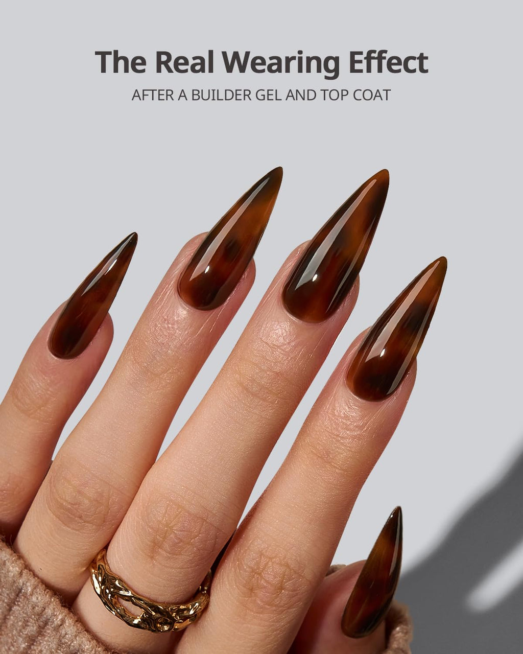 BTArtboxnails SOFTCOATTIPS Tortoiseshell Press On Nail Tips