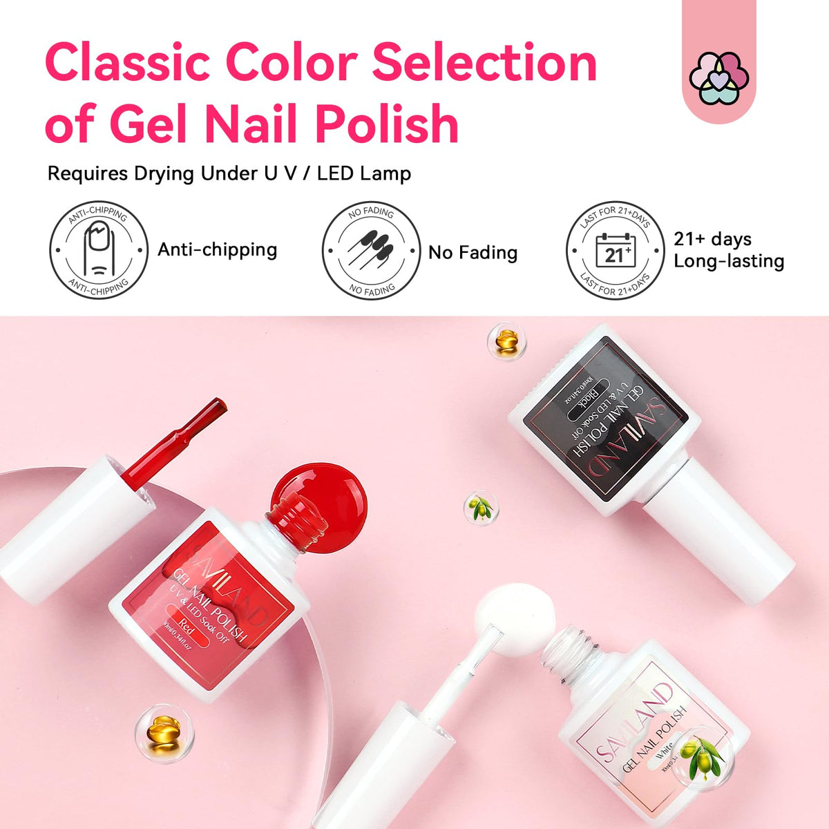 SAVILAND Acrylic Nail Kit for Beginners and Nail Art