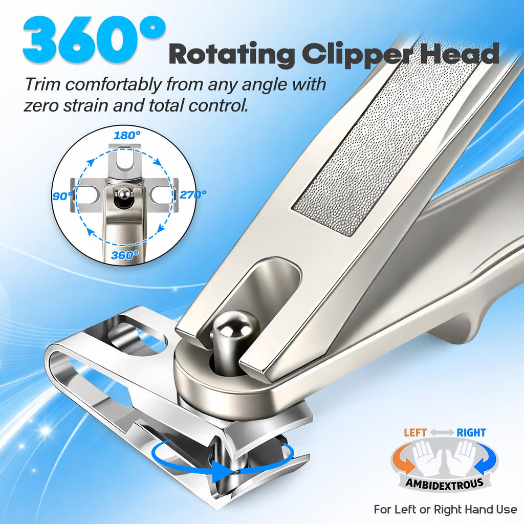 8-in-1 Heavy Duty Nail Clipper & Manicure Pedicure Kit