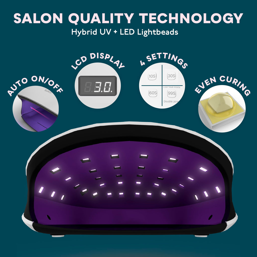 SUNUV UV LED Nail Lamp for Gel Polish with LCD Display