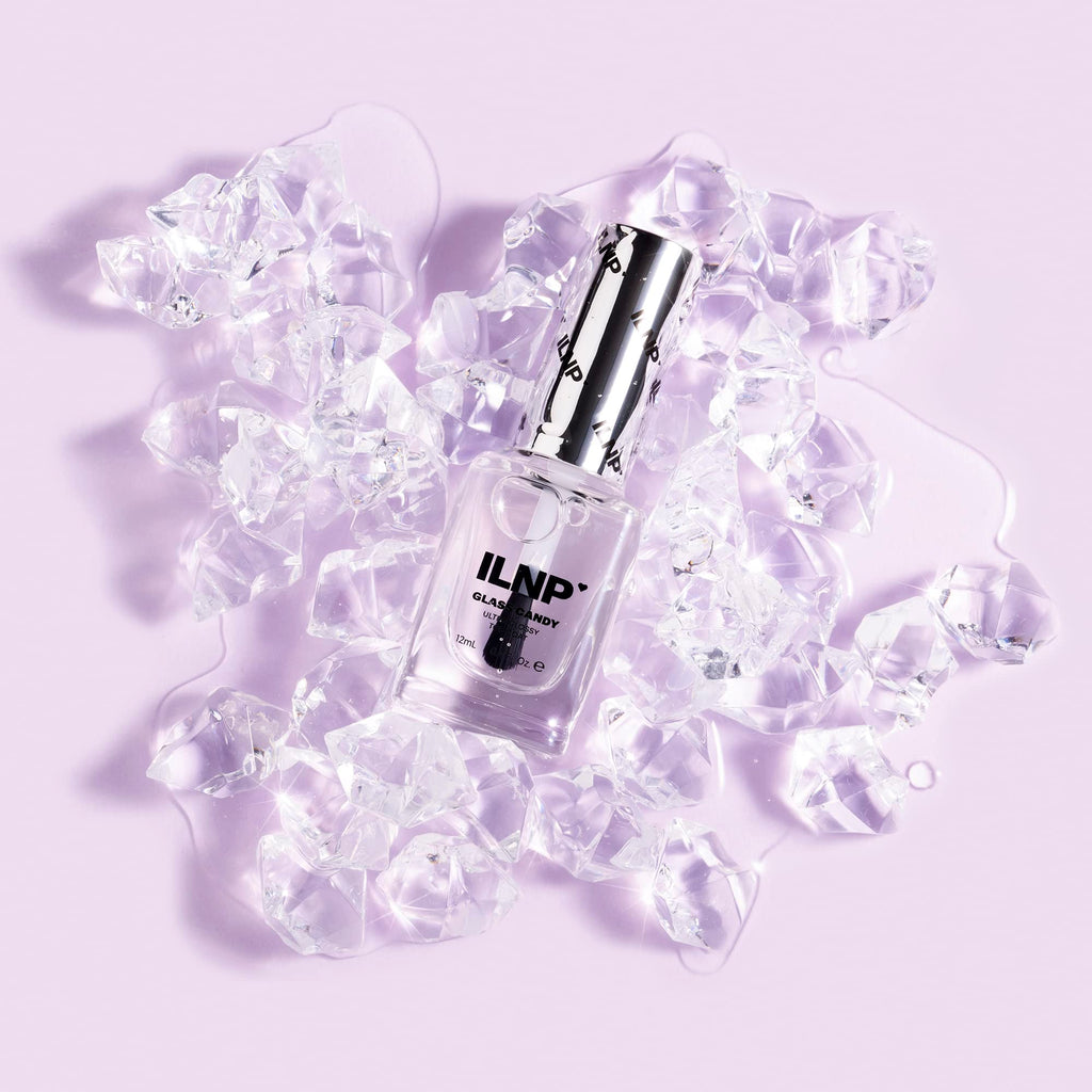 ILNP Glass Candy + Lockup Nail Polish Base and Top Coat Bundle