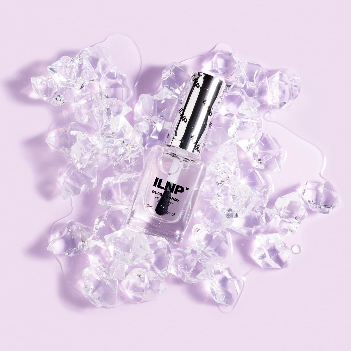 ILNP Glass Candy + Lockup Nail Polish Base and Top Coat Bundle