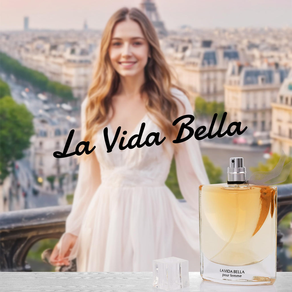 Urban Collection La Vida Bella Eau de Parfum for Women, Floral Fruity, 3.4 Fl Oz