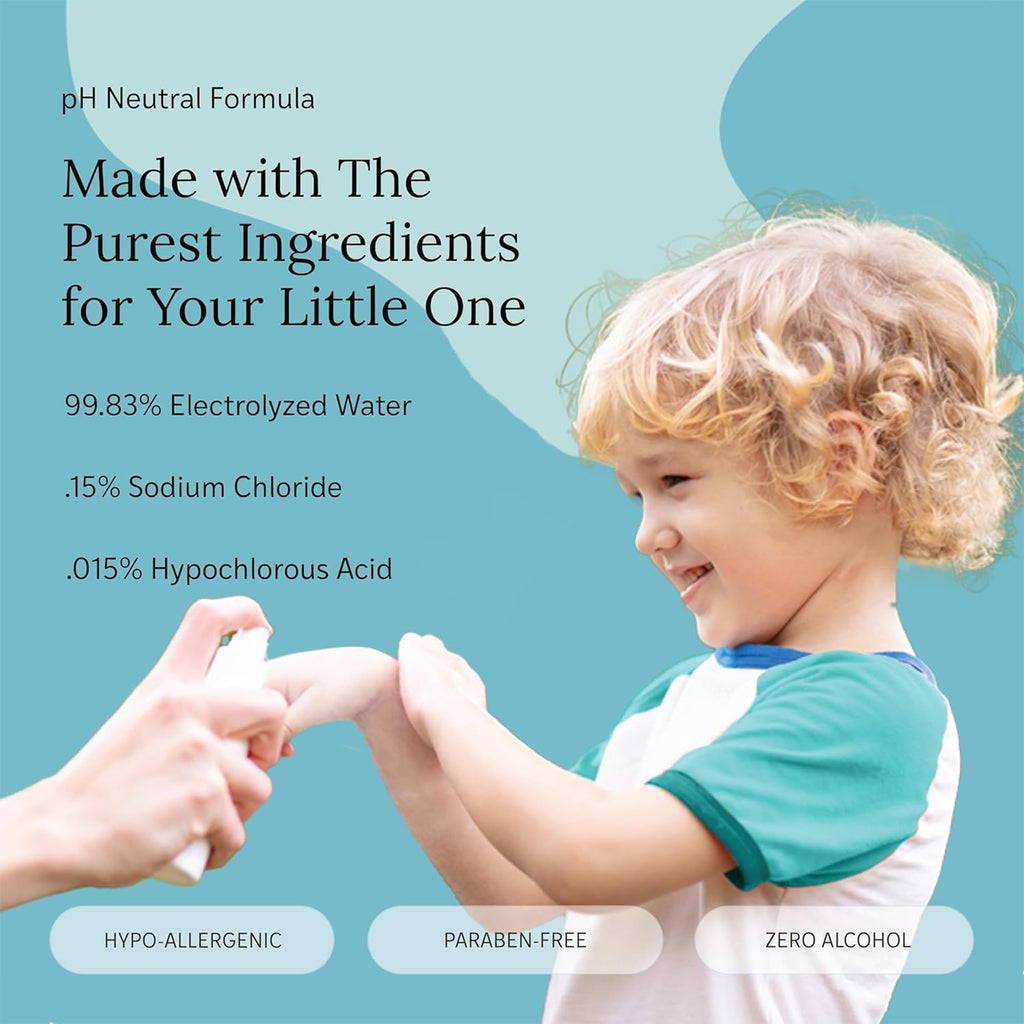 Littley Infant & Toddler Hand Cleanser HOCl Spray, 8 oz