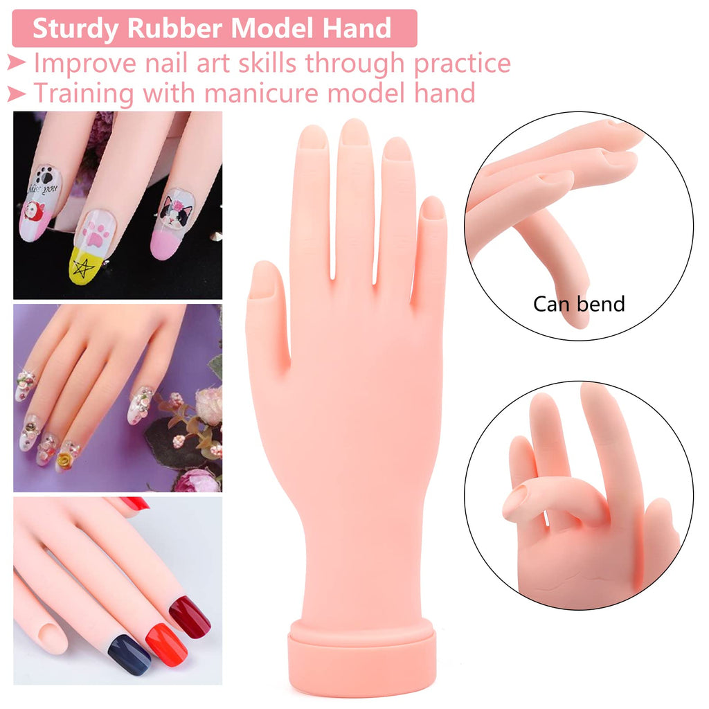 Nail Practice Mannequin Hand