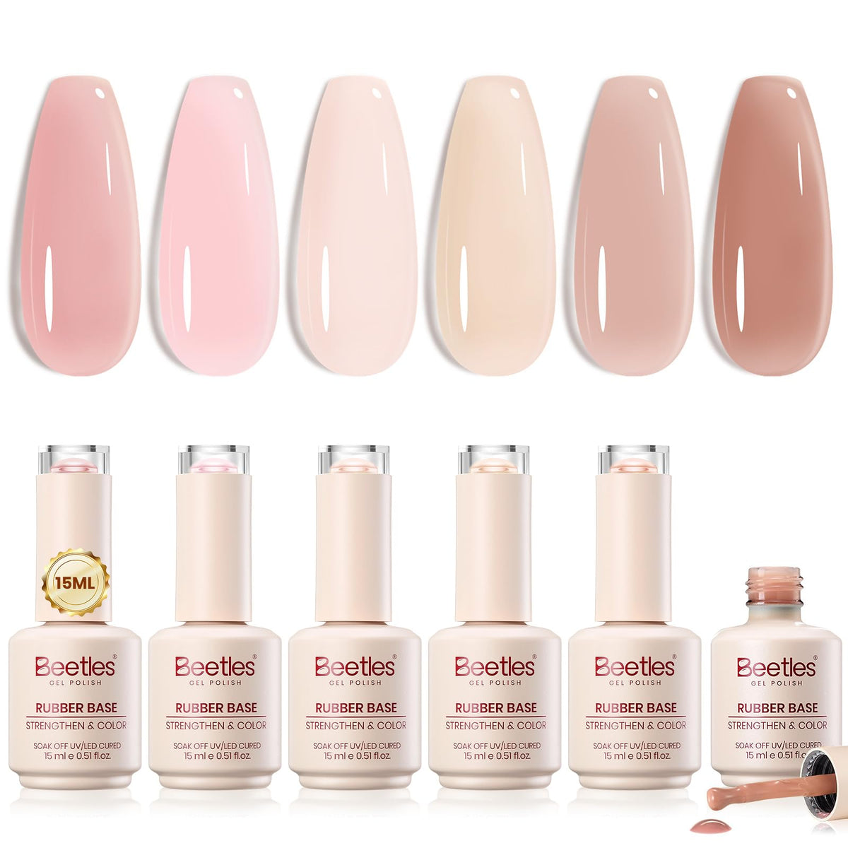 Beetles 5-in-1 Rubber Base Gel Nail Polish