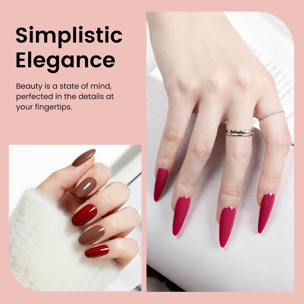 Phoenixy Gel Nail Polish Set with Vibrant Color Variety