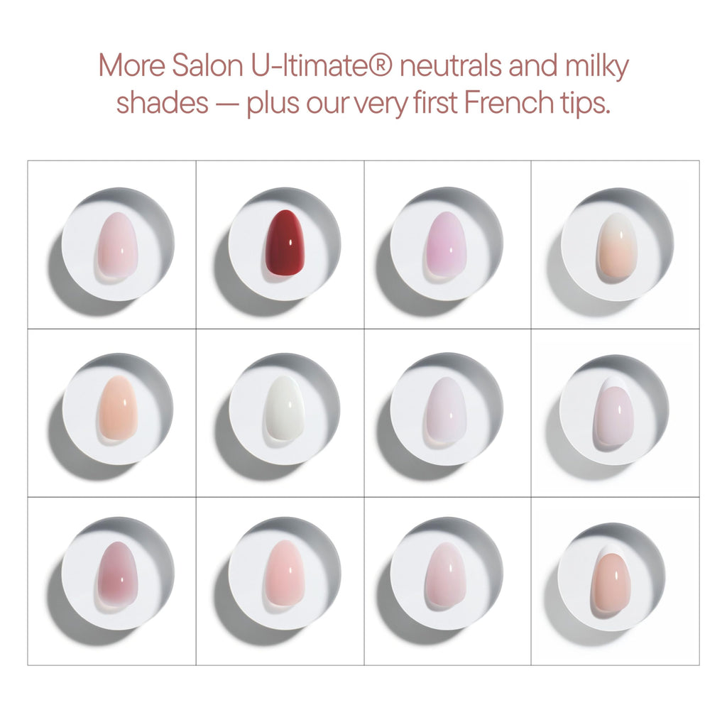 Celebritips Salon U-ltimate Extra Short Almond Press-On Nails Kit