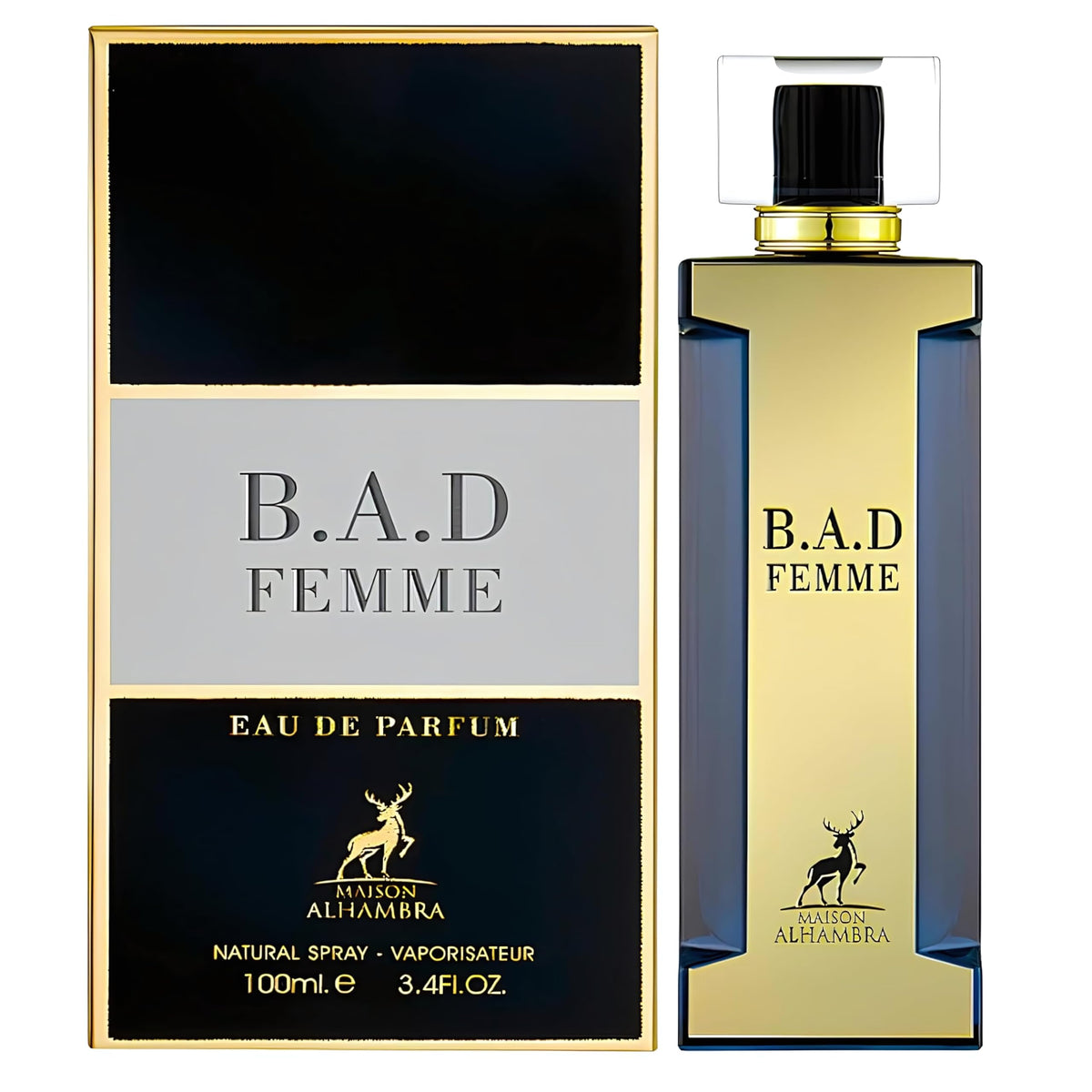 B.A.D by Maison Alhambra for Women Woody Floral Spicy Eau de Parfum