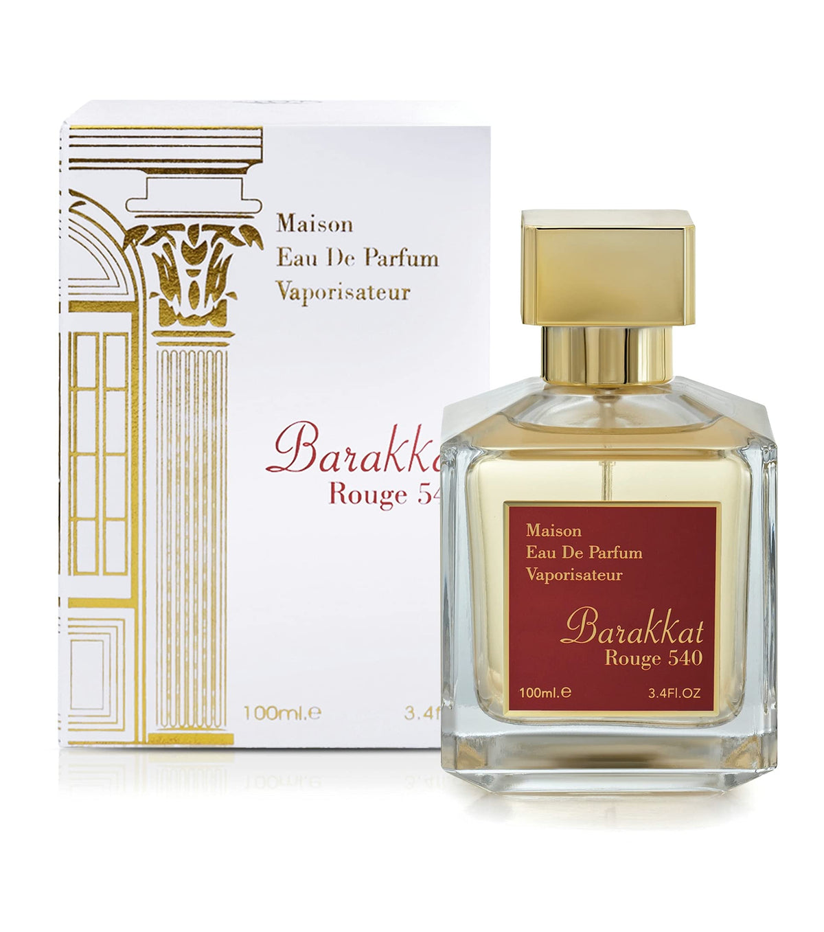 Barakkat Rouge 540 by Maison Alhambra for Women, 3.4 oz EDP Spray