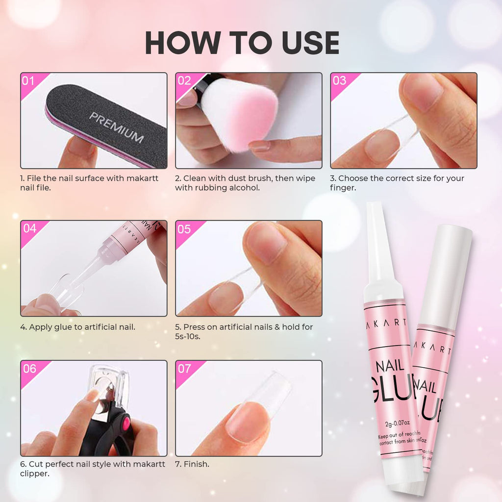 Makartt Super Strong Nail Glue for Press-Ons and Nail Art