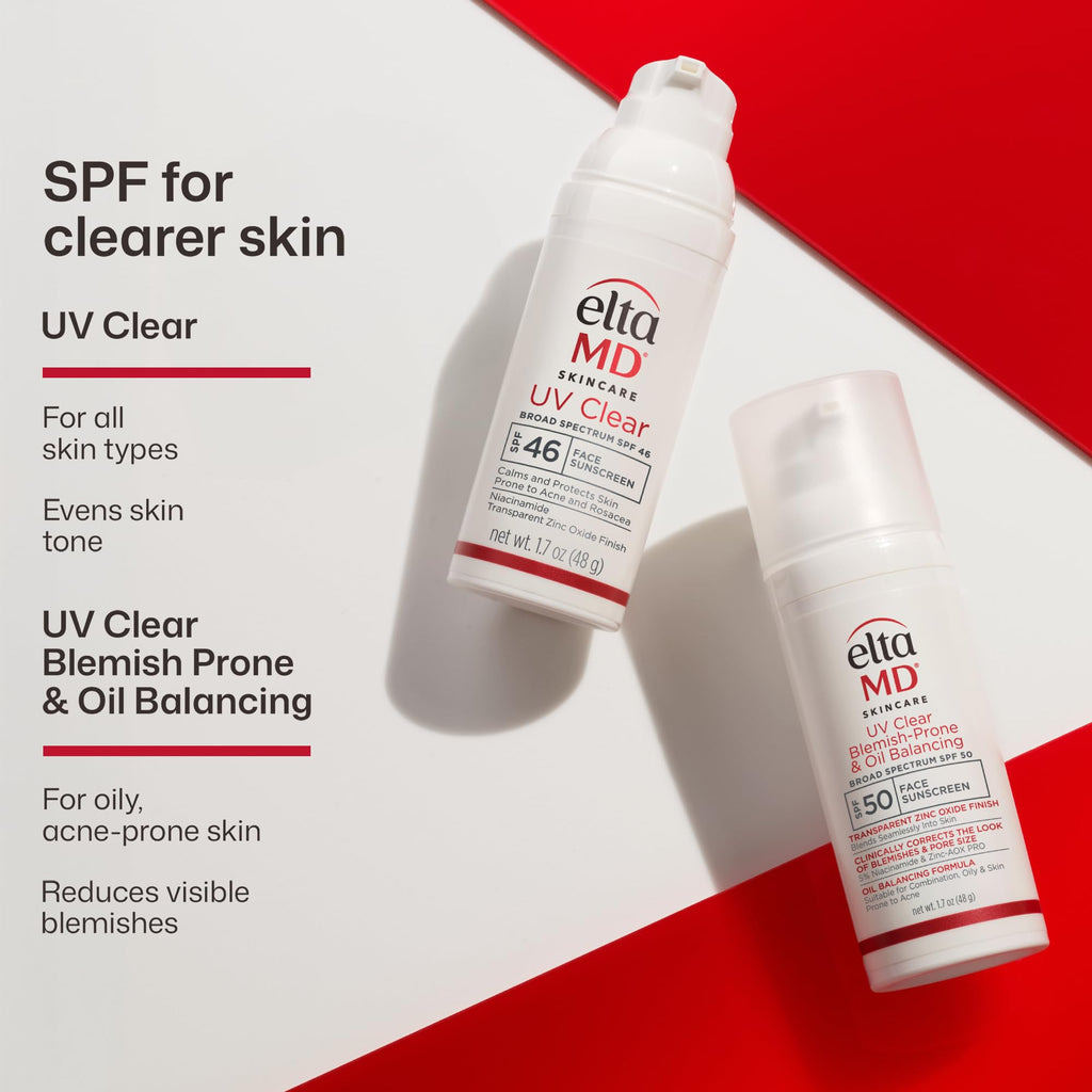 EltaMD UV Clear Face Sunscreen SPF 46, Oil-Free Broad Spectrum
