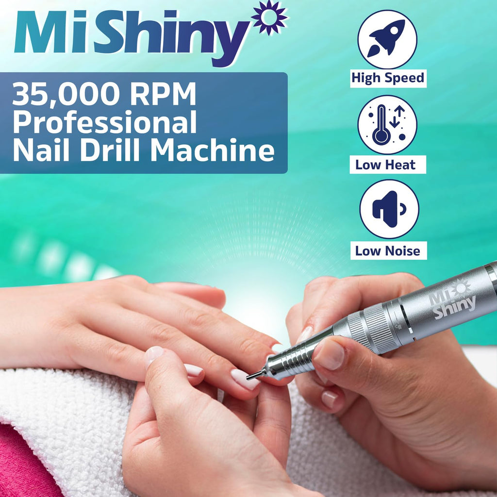 Nail Drill Handpiece Replacement with 2-Pin Jack for MelodySusie and AIRSEE