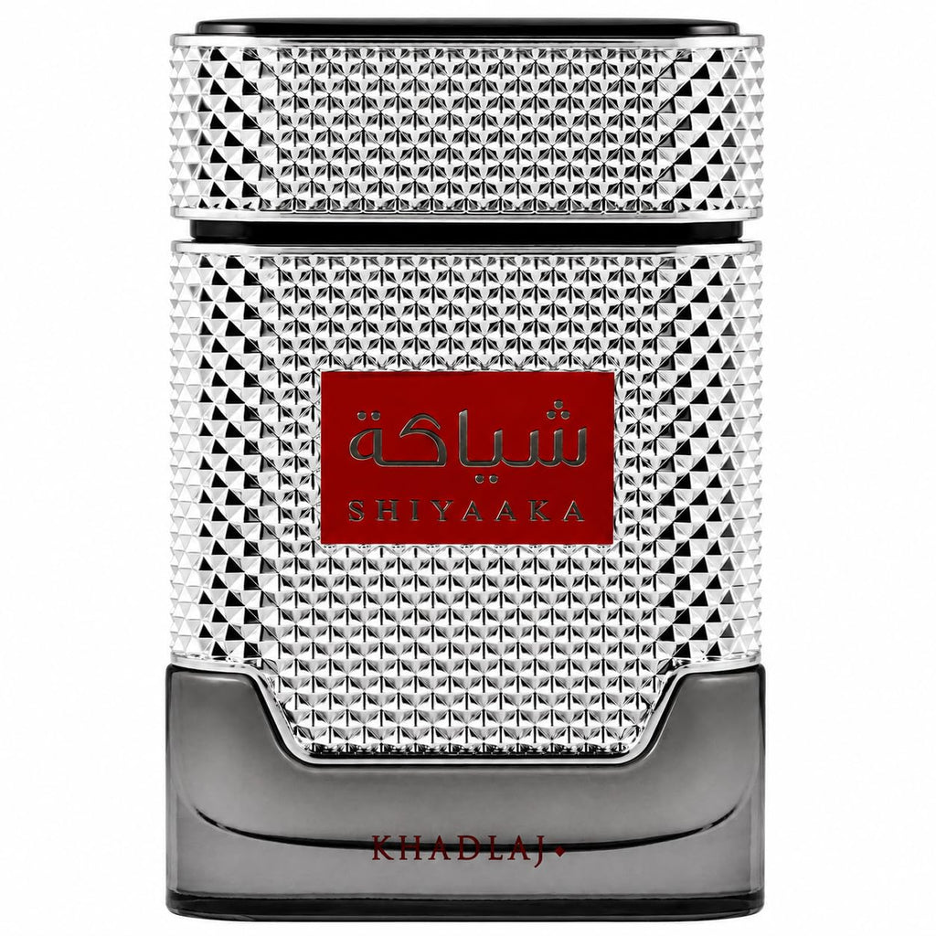 Khadlaj Shiyaaka Silver Eau de Parfum Spray for Men, 3.4 Fl Oz