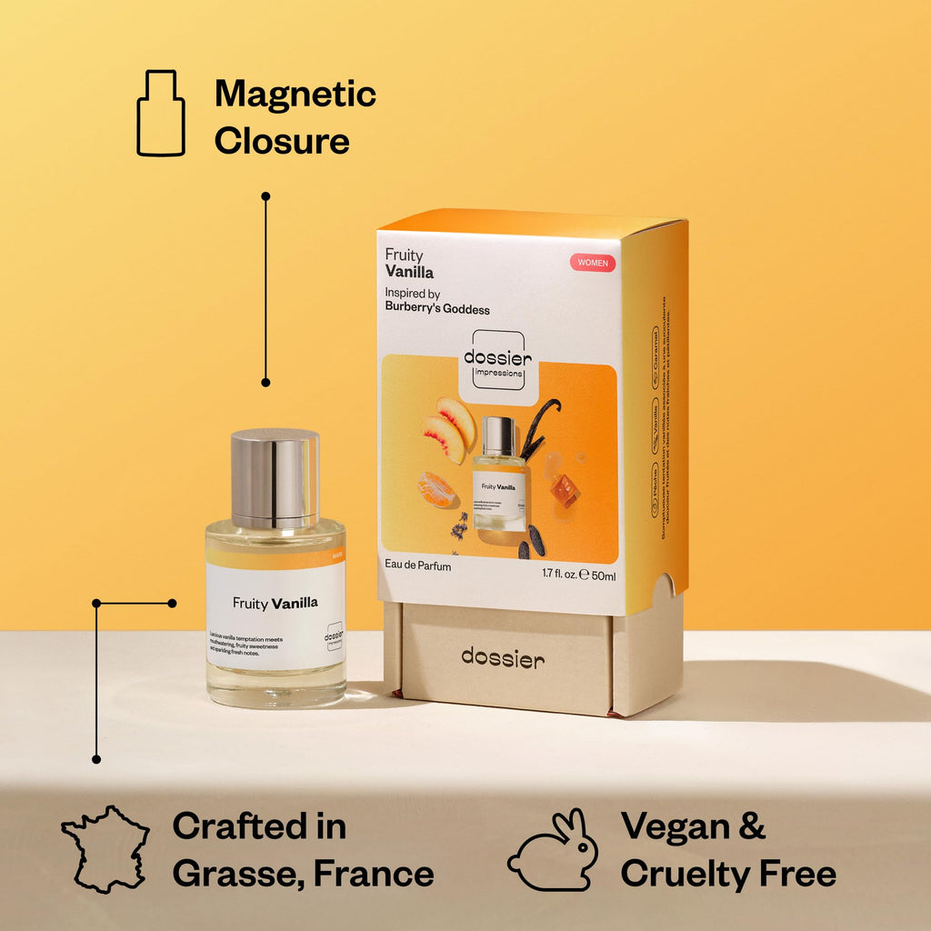 Dossier Fruity Vanilla Eau de Parfum Inspired by Goddess, 1.7 fl oz