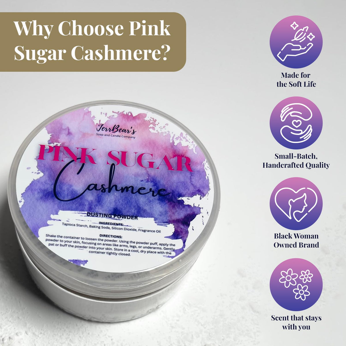 Talc-Free Body Dusting Powder for Smooth, Dry Skin
